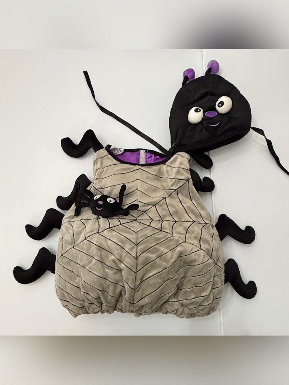 Cute Itsy Bitsy Spider Costume With Hat Size Up to 24 Months